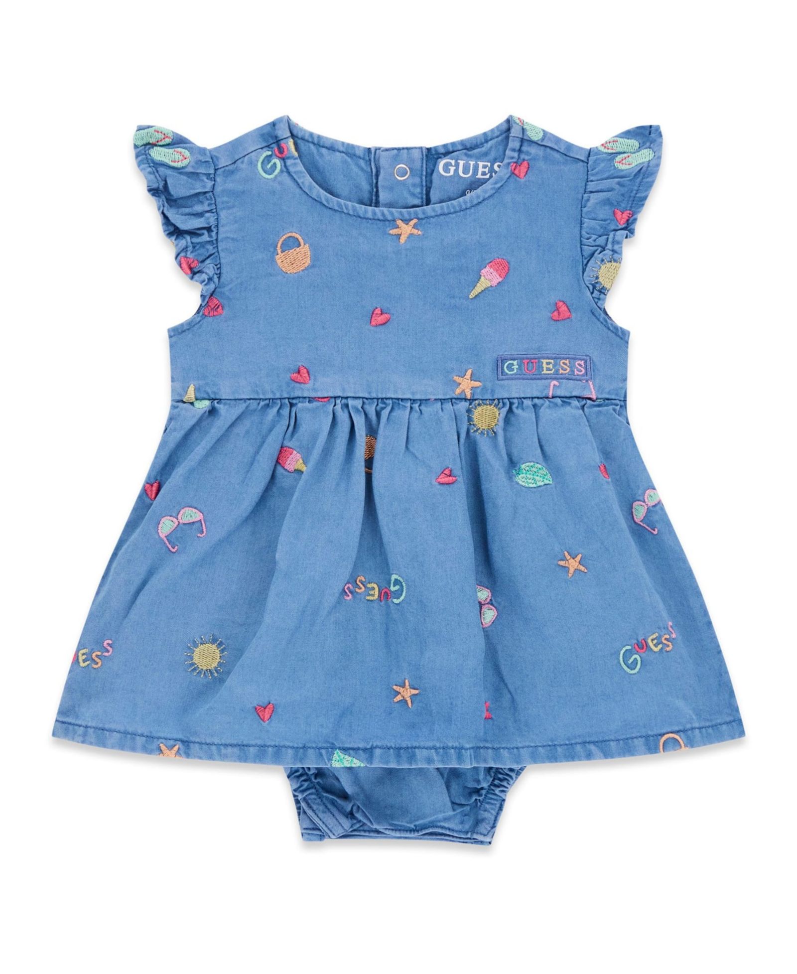 Детское платье-боди GUESS Baby Girls' Chambray