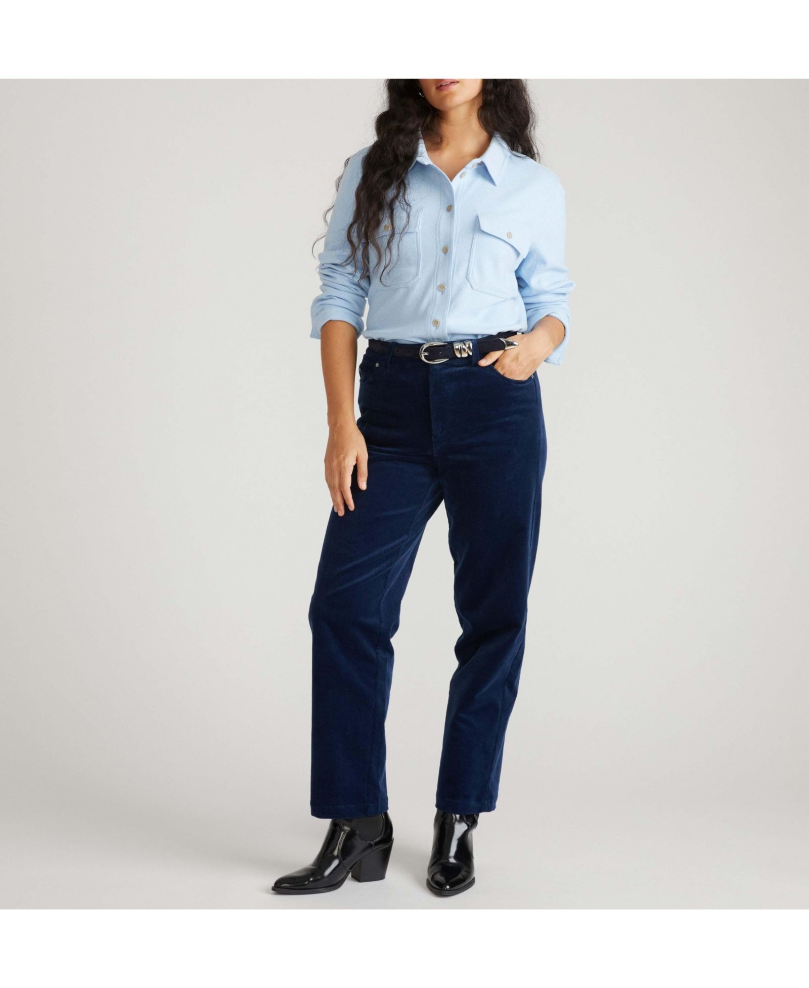 Universal Standard Women's Cassidy High Rise Straight Corduroy Pants