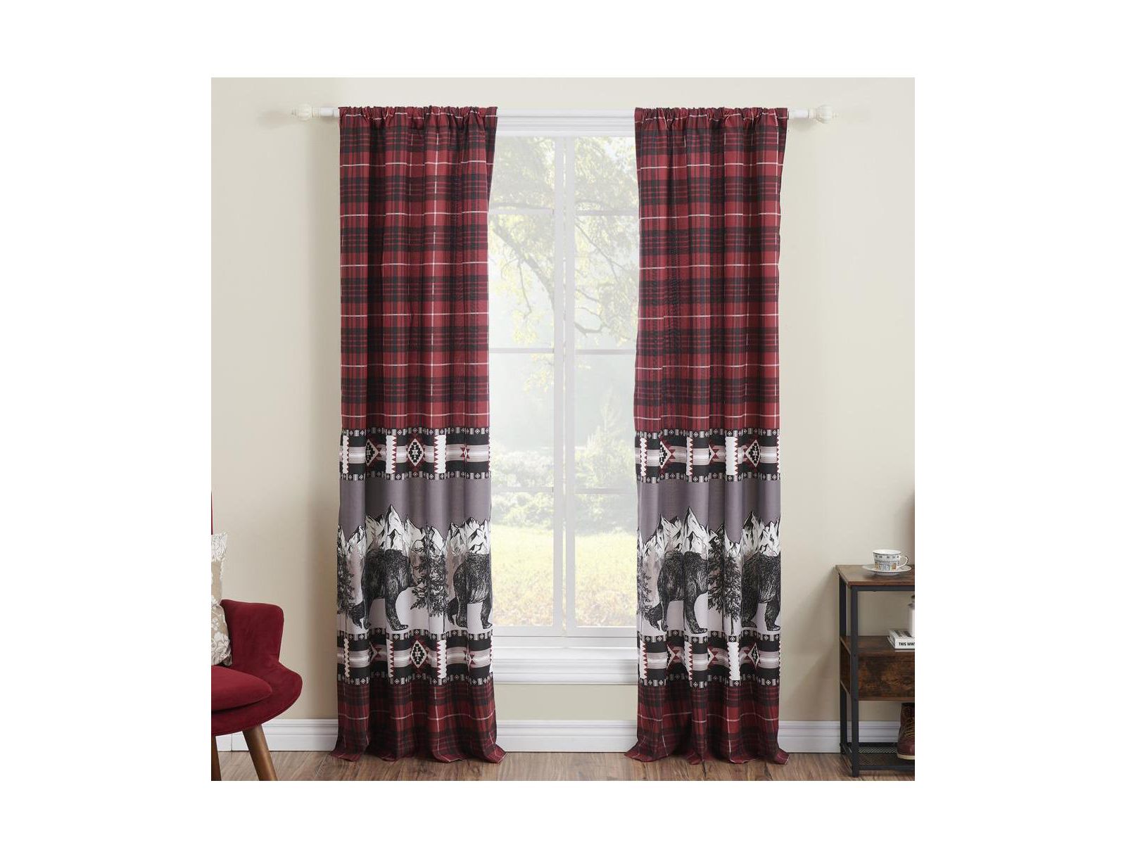Greenland Home Fashions Timberline Curtain Panel Set