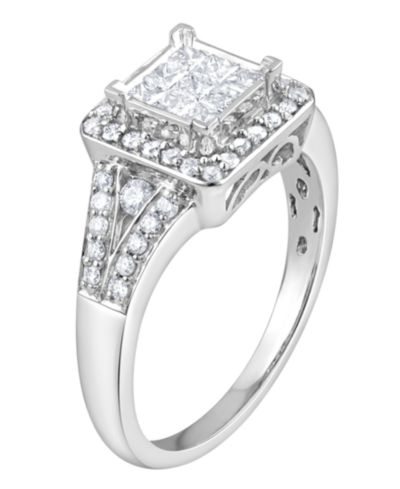 Macy's Diamond Ring (3/4 ct. t.w.) in 10k White Gold