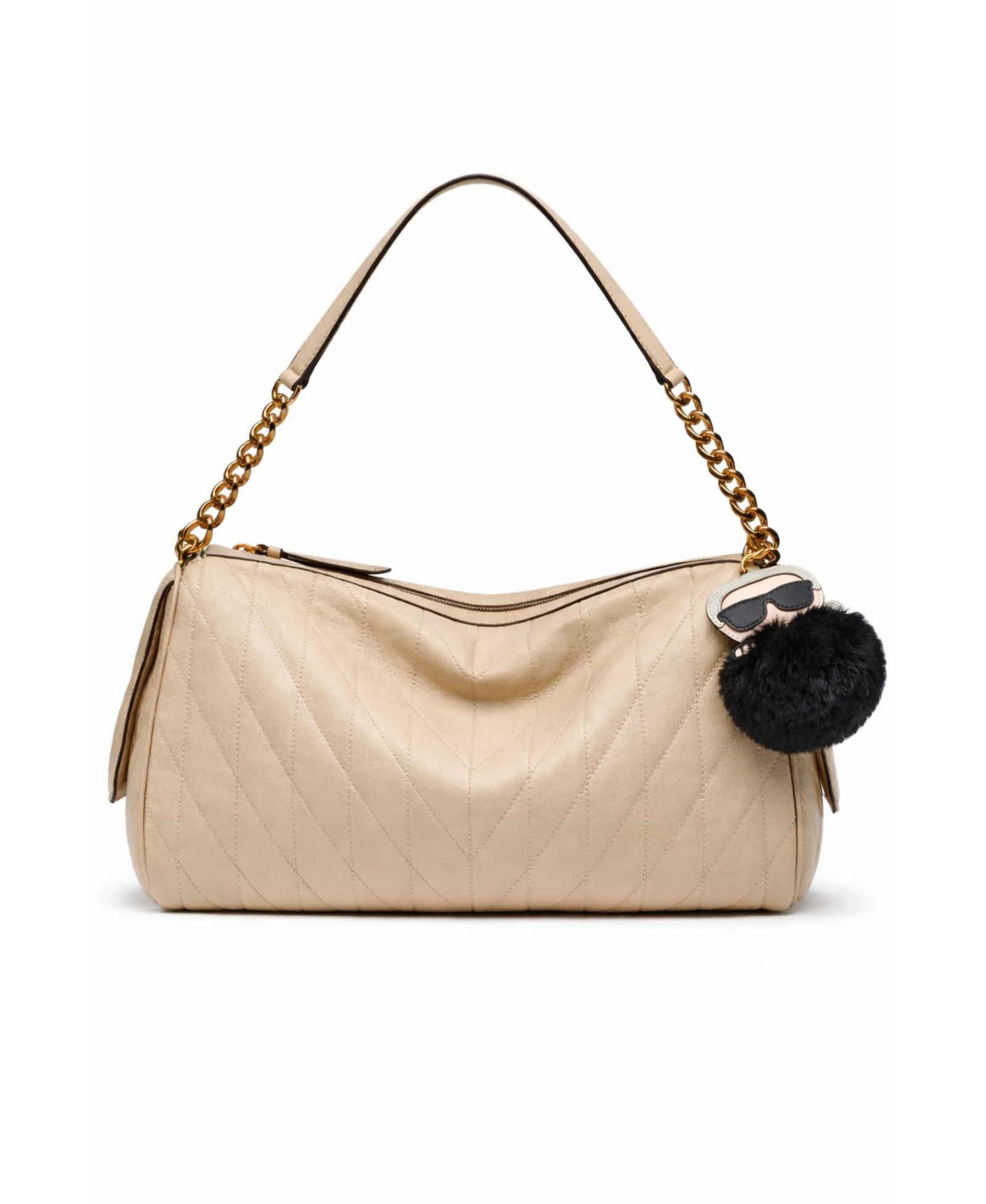 KARL LAGERFELD PARIS Lafayette Medium Zip-Top Satchel Bag