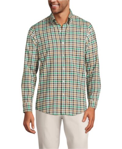 Lands' End Men's Traditional Fit No Iron Twill Shirt