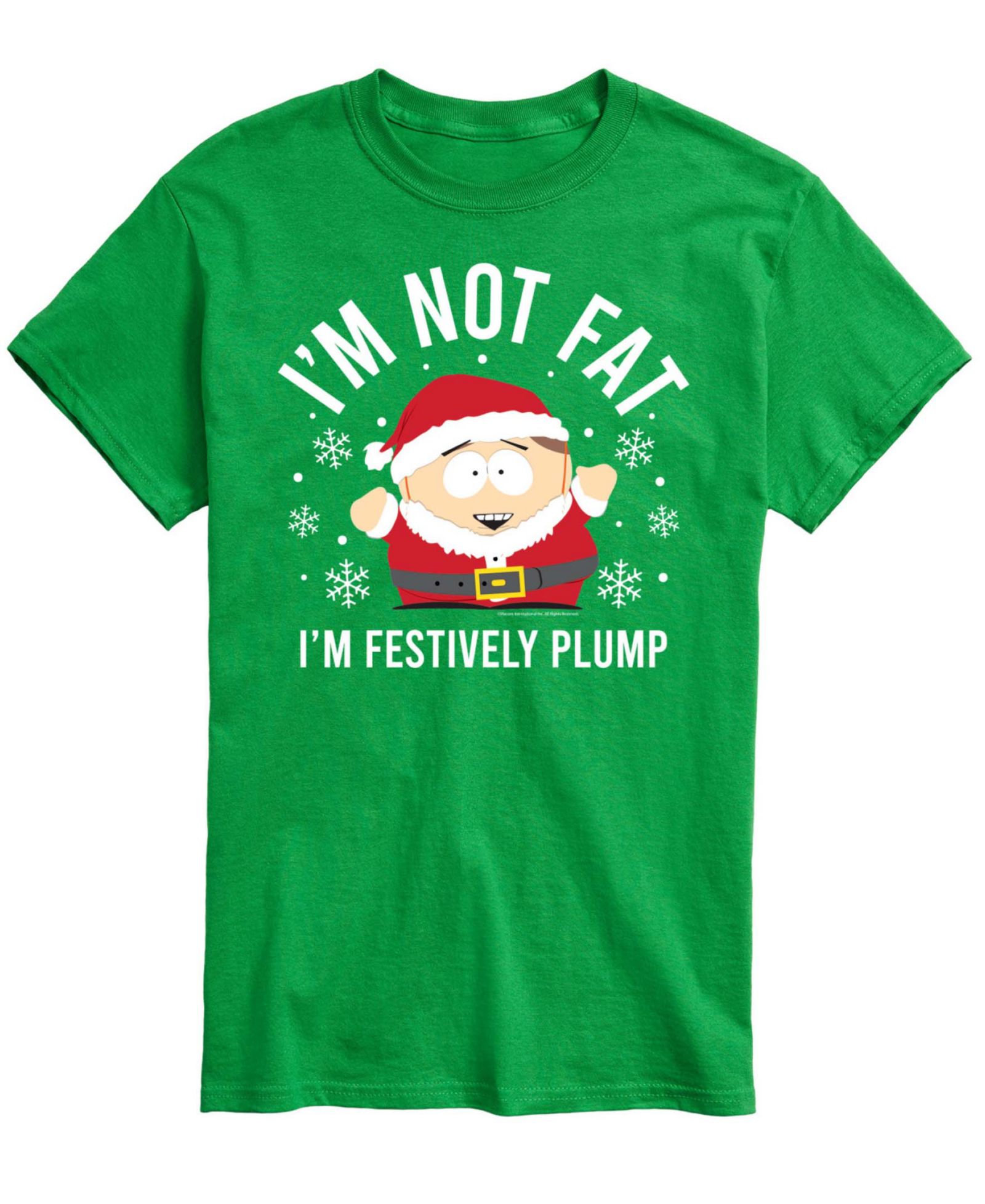 AIRWAVES Men's South Park Festively Plump Graphic Crewneck T-Shirt