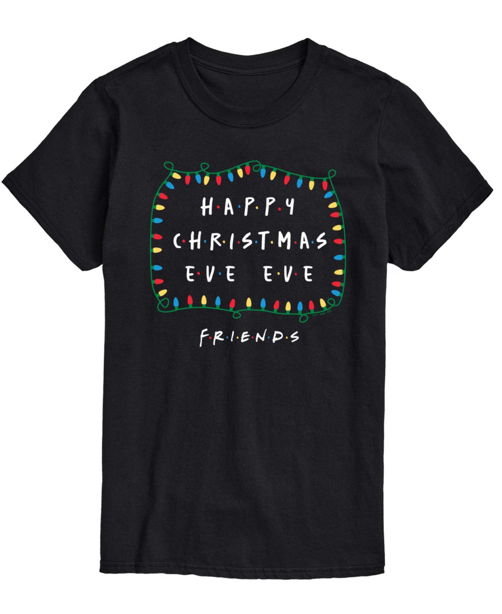 AIRWAVES Men's Crewneck Christmas Graphic T-Shirt