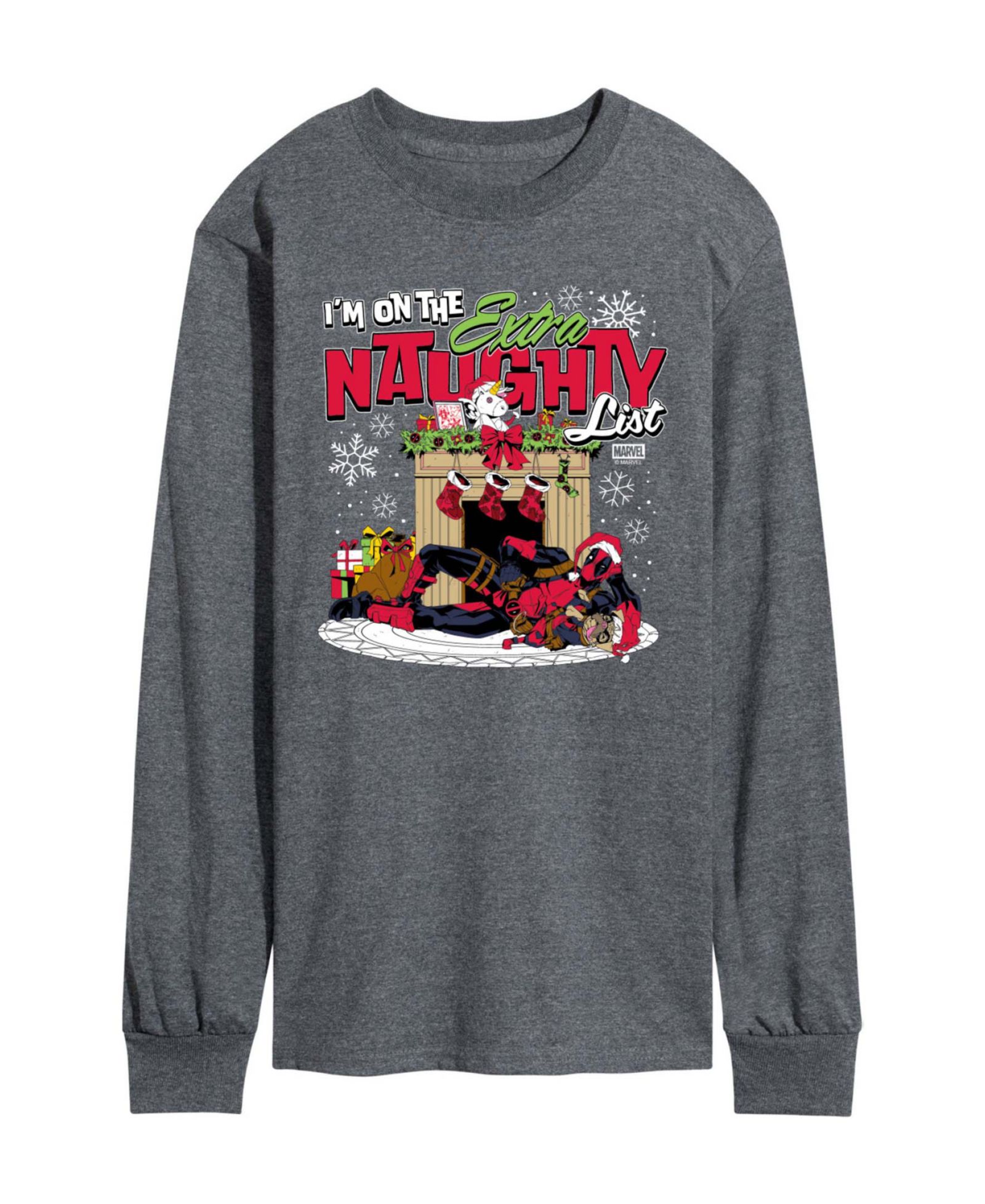 AIRWAVES Мужская футболка Marvel Deadpool Long-Sleeve