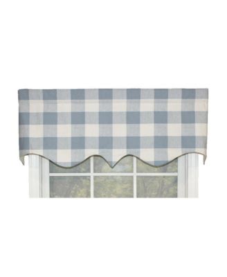 Шторы-валанс RLF Home Grande Check Regal Style 3inch Rod Pocket