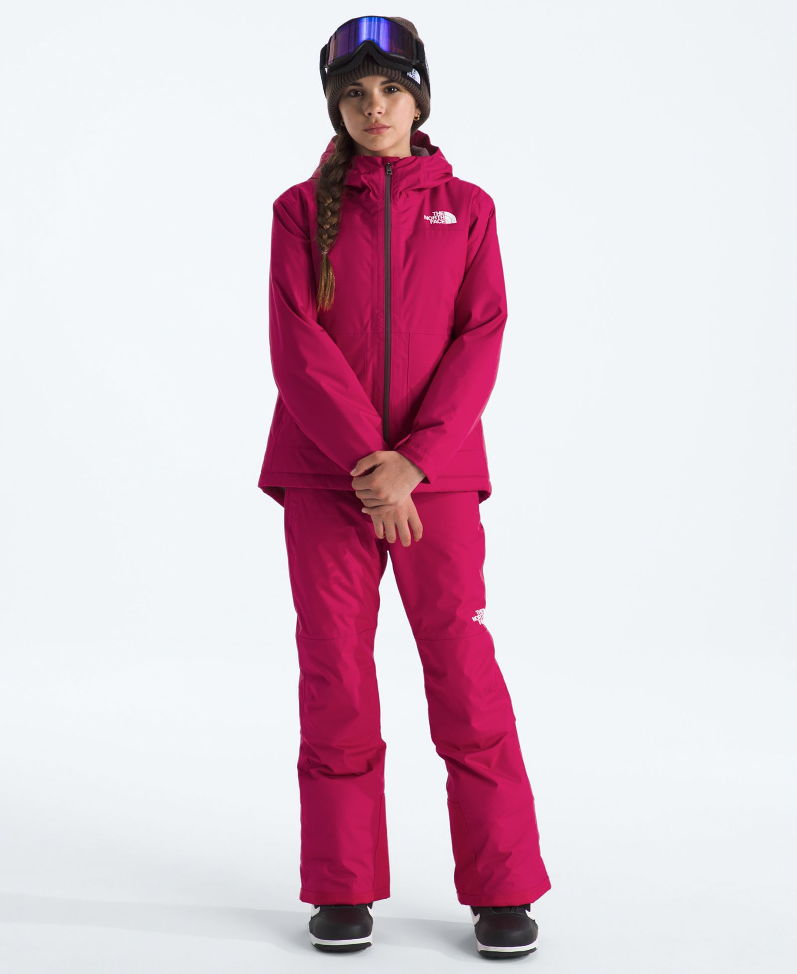 Детская утепленная куртка The North Face Girls' 7-16 Freedom Helmet-Compatible Hooded Insulated