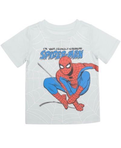 Spider-Man Boys'  Toddler 2T-5T Web Swing Short-Sleeve T-Shirt