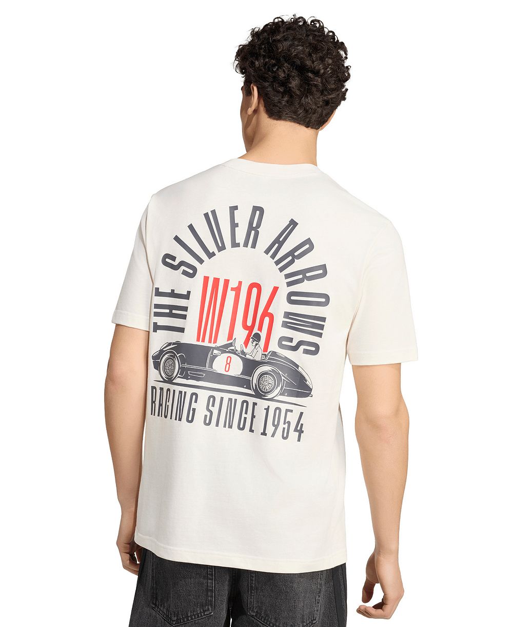 adidas Men's Mercedes F1 Silver Arrows Graphic T-Shirt
