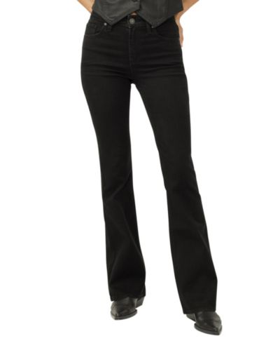 Женские Silver Jeans Co. джинсы Avery с высокой посадкой клеш