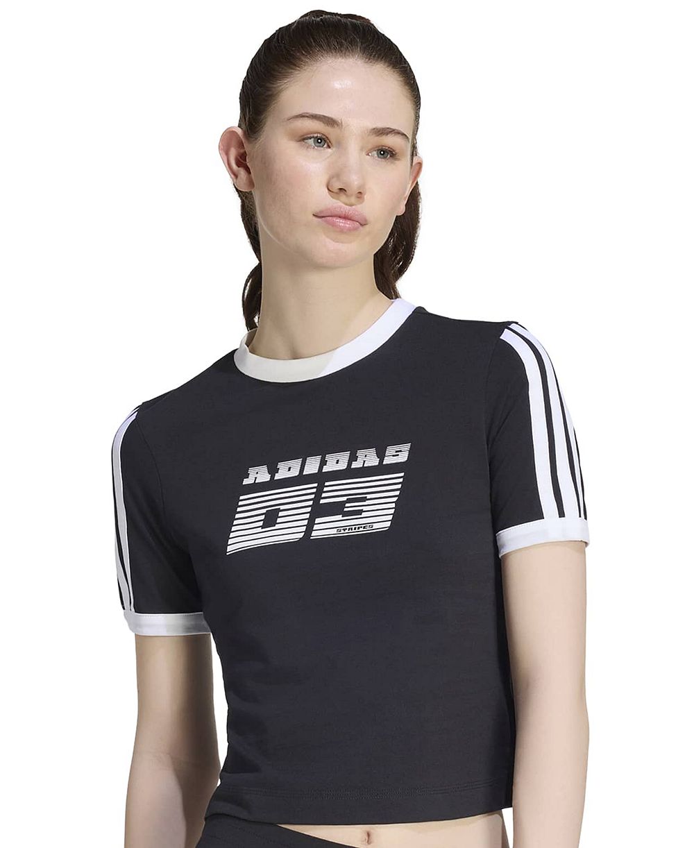 adidas Women's Racing Retro Graphic Cotton T-Shirt