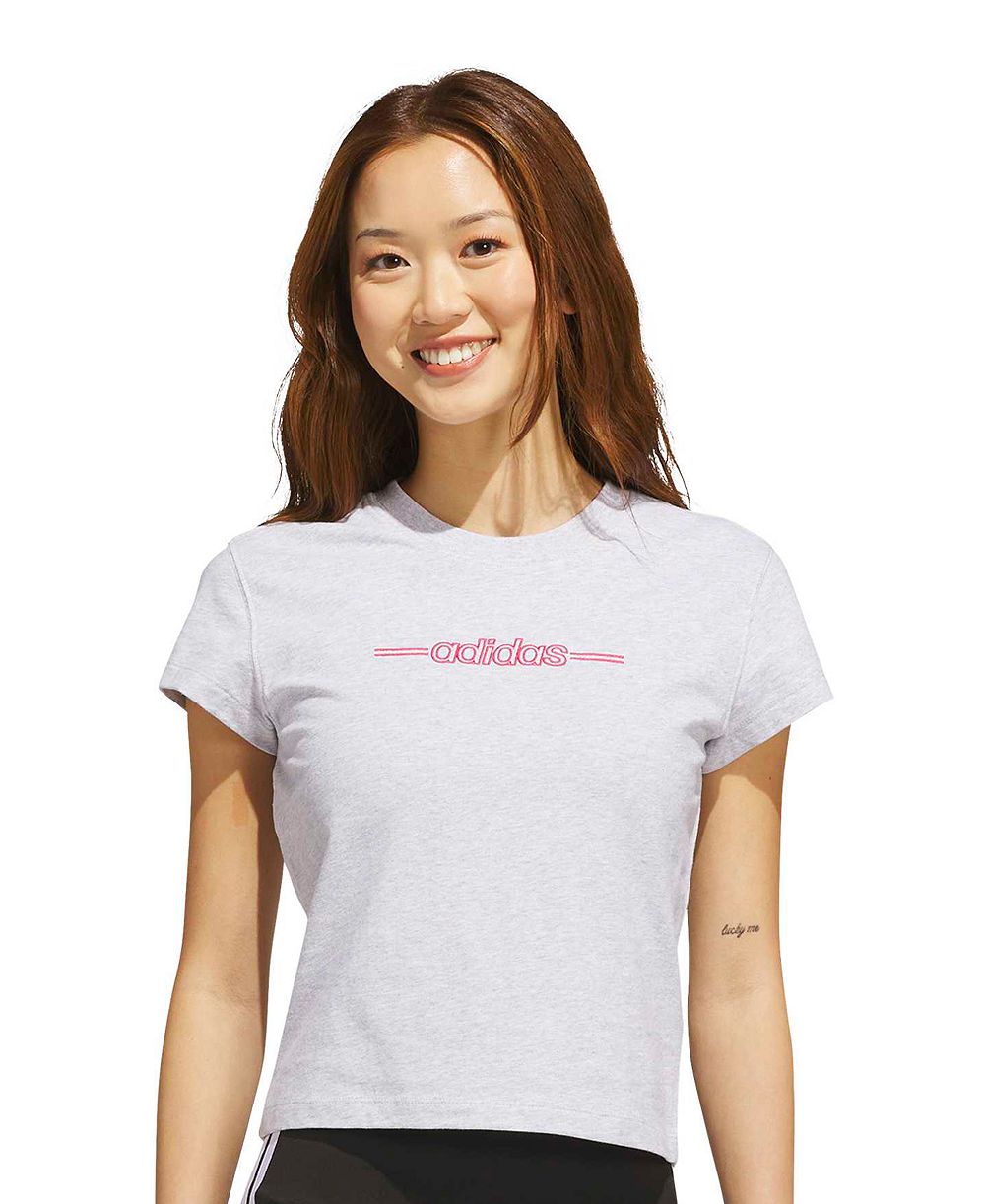 adidas Women's Elevated Everyday Slim-Fit Graphic T-Shirt