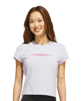 adidas Women's Elevated Everyday Slim-Fit Graphic T-Shirt