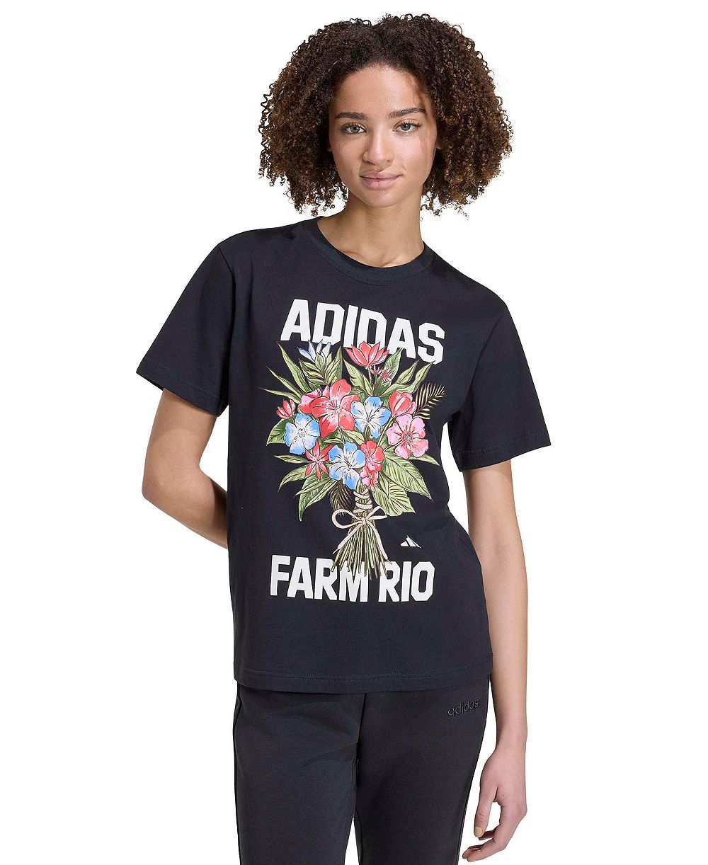Женская футболка adidas X Farm Rio Graphic Training