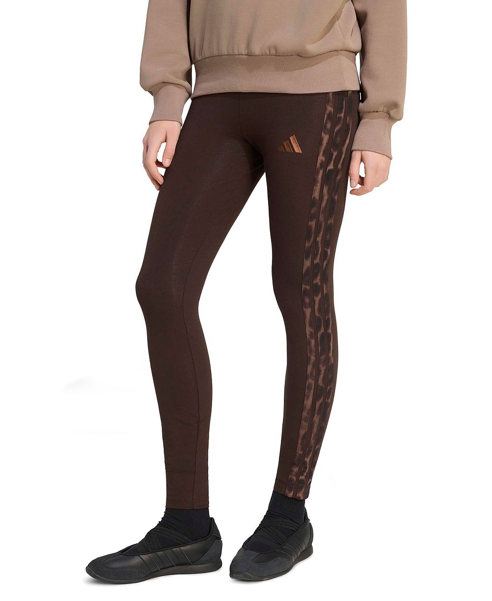 Леггинсы adidas Women's Seasonal Essentials Animal Print 3-Stripes