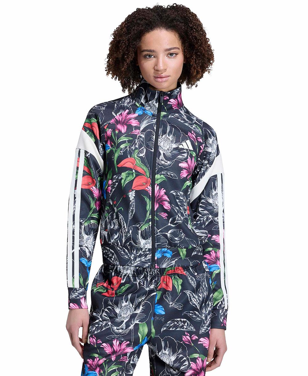 adidas Women's Farm Tiro TT Floral Slim-Fit Jacket