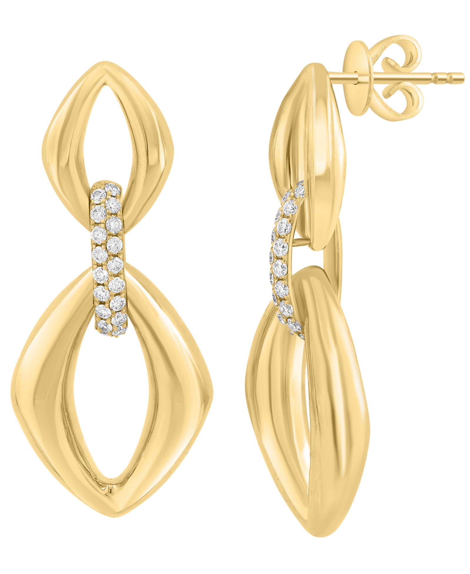 EFFY Collection Diamond Earrings (1/3 ct. t.w.) in 14k Yellow Gold