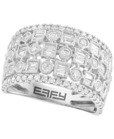 EFFY Collection кольцо с бриллиантом (1 ct. t.w.) из белого золота 14k