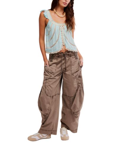 Free People Women's We The Free Onset Mid-Rise Parachute Pants
