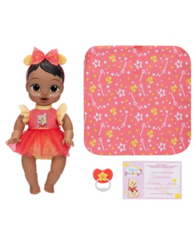 Мягкая кукла Disney Darlings Snuggly Stars Pooh 11" со светящимися в темноте элементами и аксессуарами