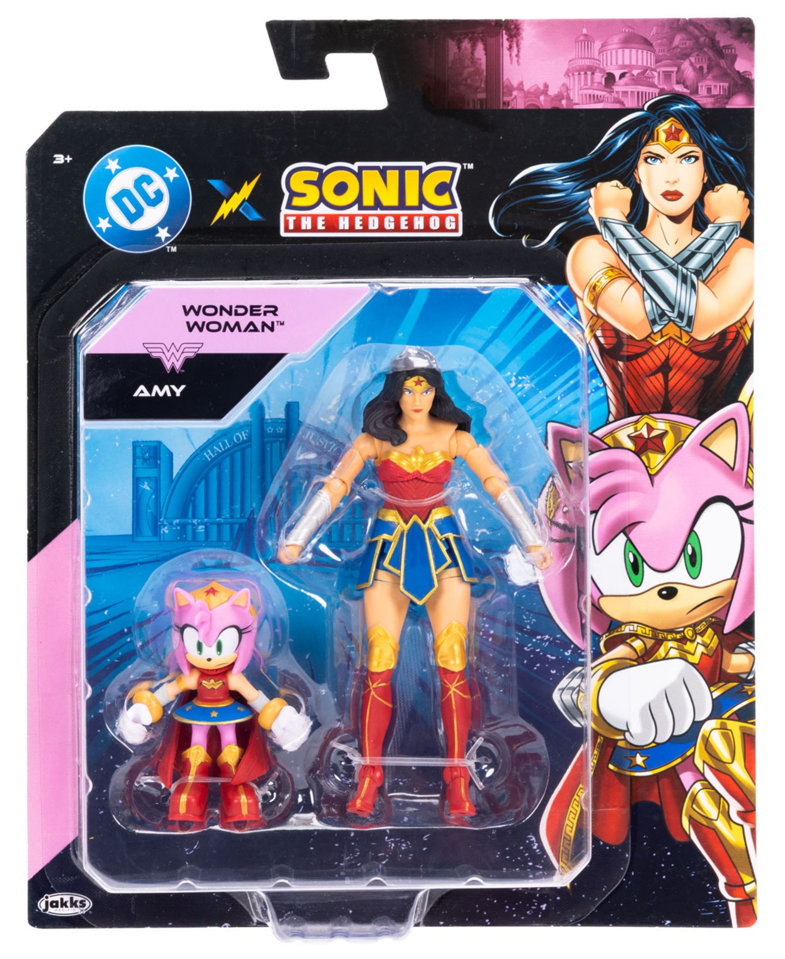 Sonic DC X Sonic the Hedgehog 2-Piece Action Figures, Ages 3+