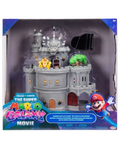 Super Mario Deluxe Bowser Castle Heat-Activated Paintings Playset, Ages 3+