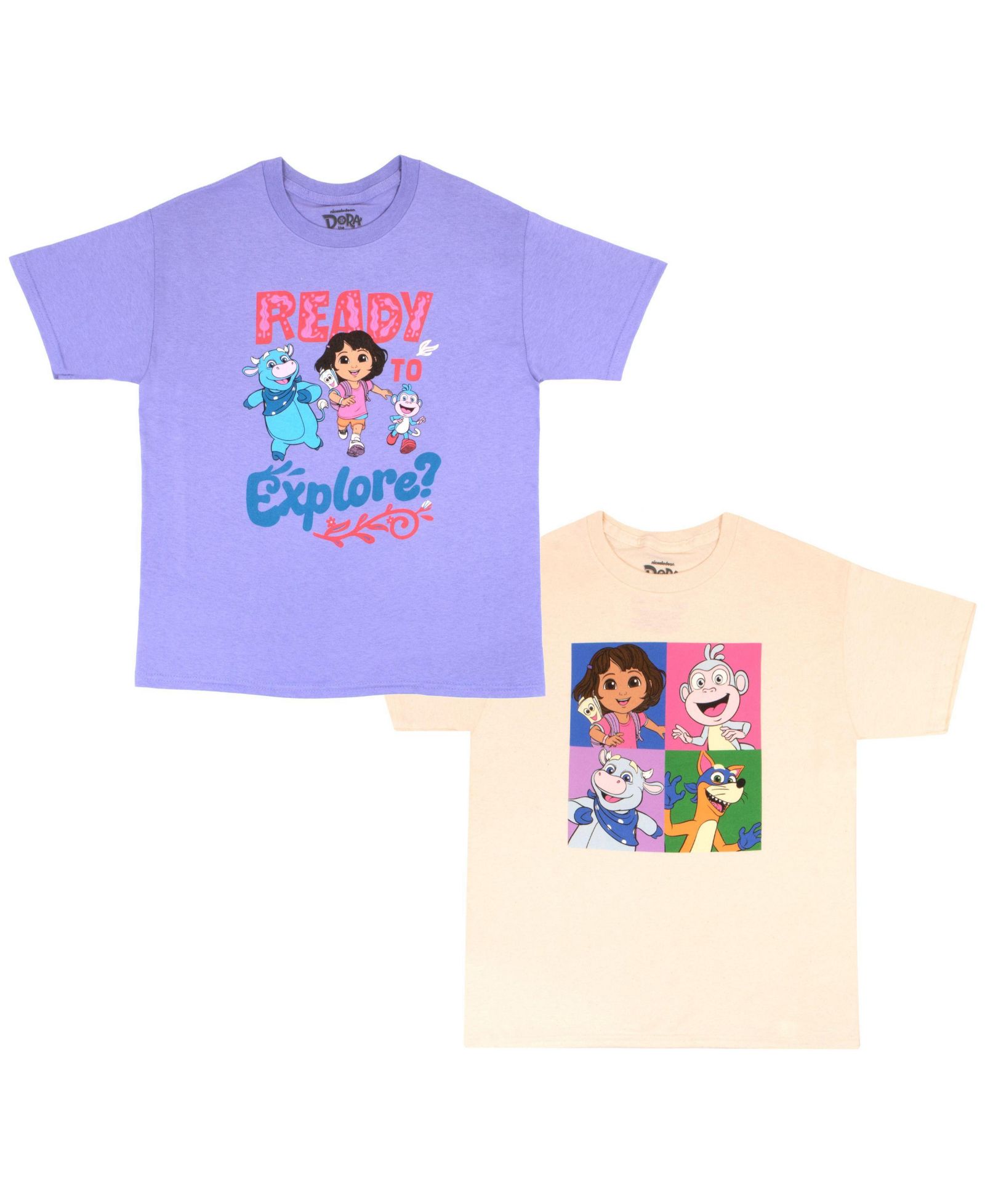 Dora The Explorer Детский набор из 2 футболок XS -XL