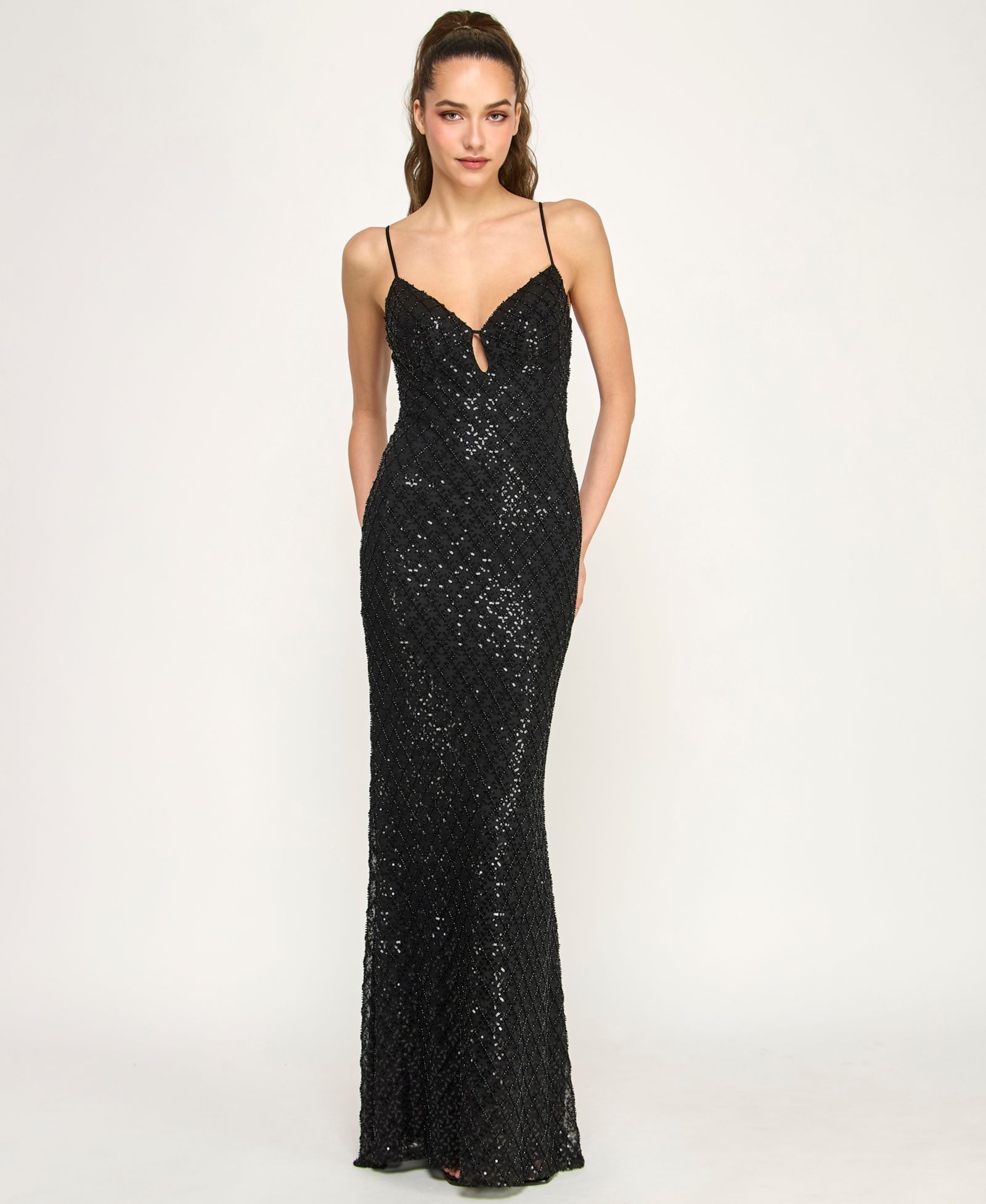Женское вечернее платье B Darlin V-Neck Sequin