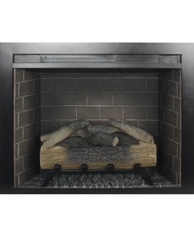 Flynama 28 inch Infrared Electric Fireplace Insert, Touch Panel Home Decor Heater, Smokeless Firebox With fixed Trim Kit.With Crackling Sound