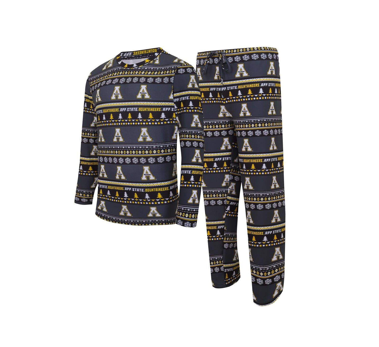 Мужской комплект Concepts Sport Appalachian State Mountaineers: топ и брюки с длинным рукавом