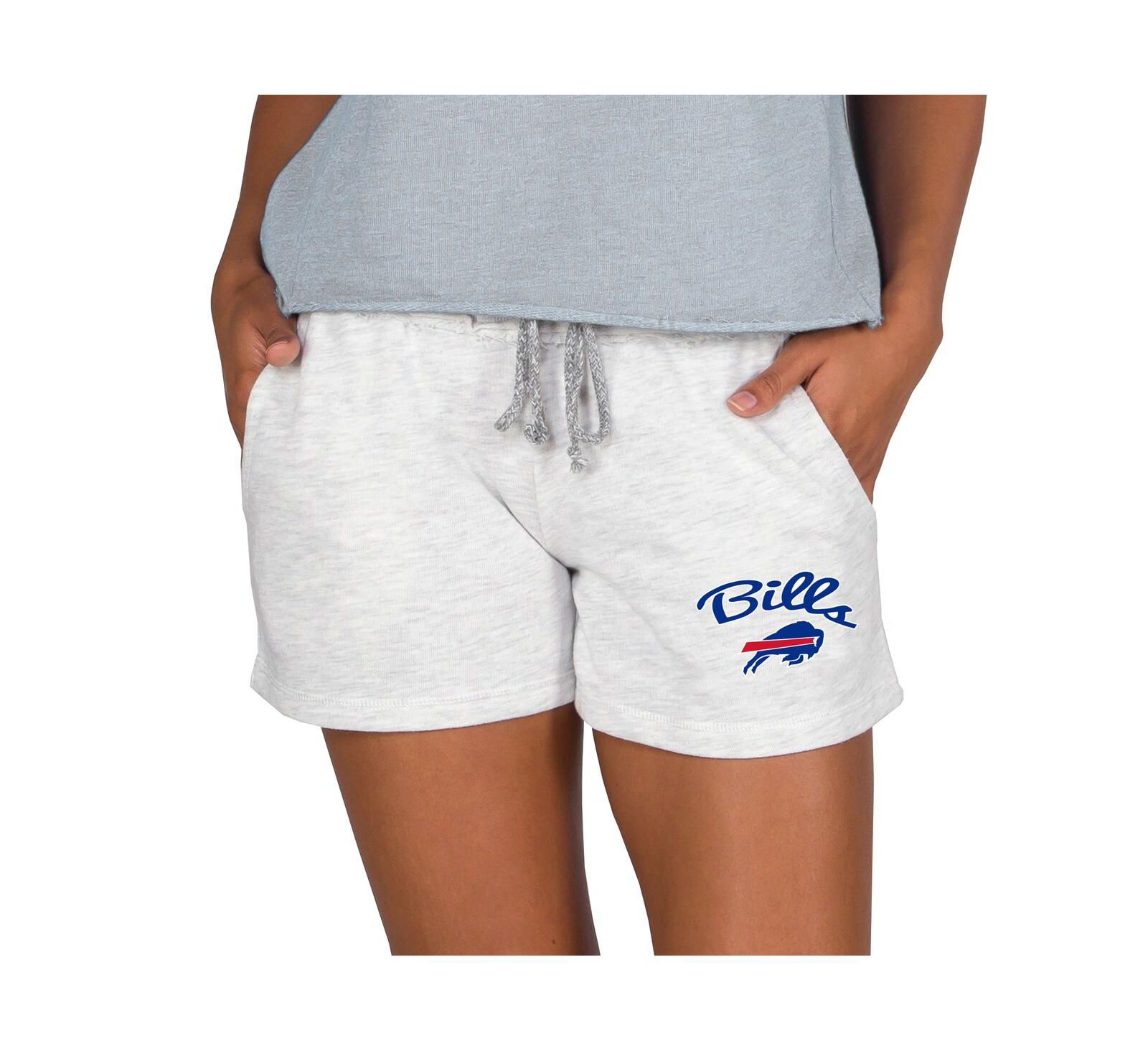 Concepts Sport Women's Oatmeal Buffalo Bills Mainstream Terry Lounge Shorts