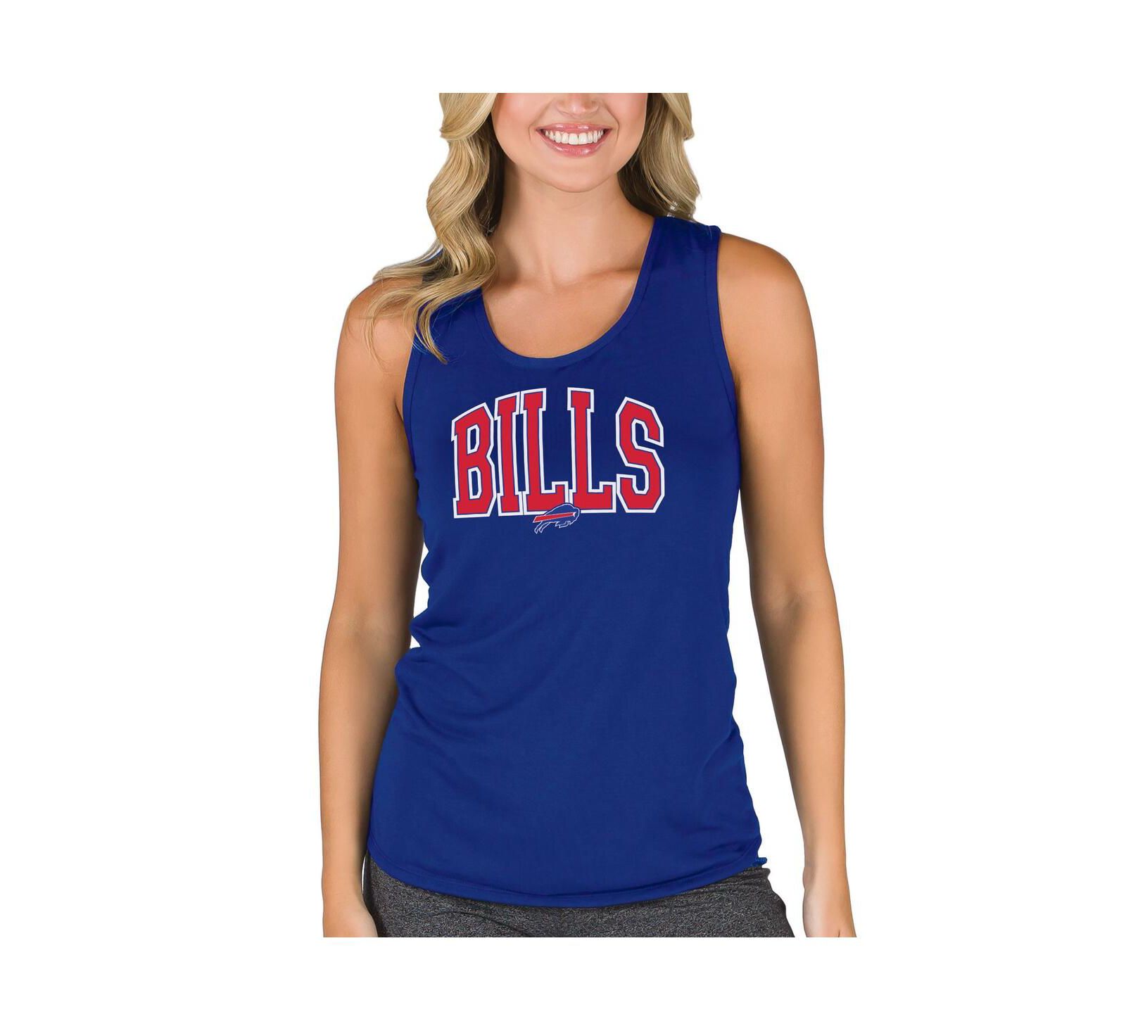 Concepts Sport Женский майка-топ Buffalo Bills Marathon Racer Back