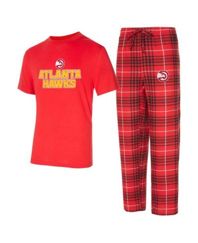 Concepts Sport Мужской комплект из топа Atlanta Hawks и фланелевых брюк