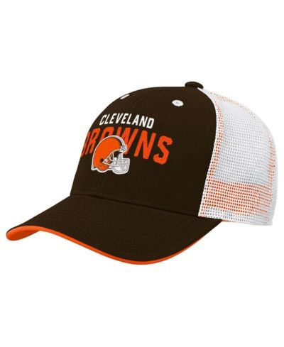 Outerstuff Preschool Brown Cleveland Browns Core Lockup Trucker Adjustable hat