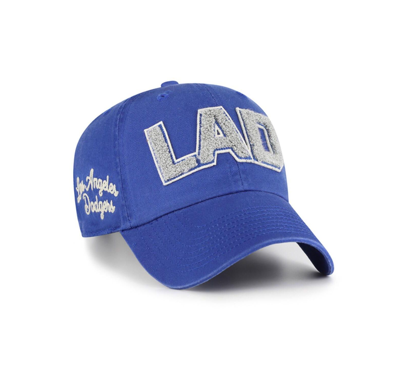 Женская регулируемая кепка '47 Brand Los Angeles Dodgers Zoey Clean Up, королевский синий