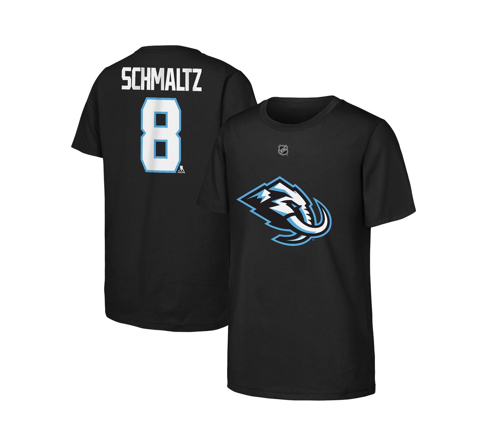 Outerstuff детская футболка Nick Schmaltz Black Utah Mammoth Name & Number