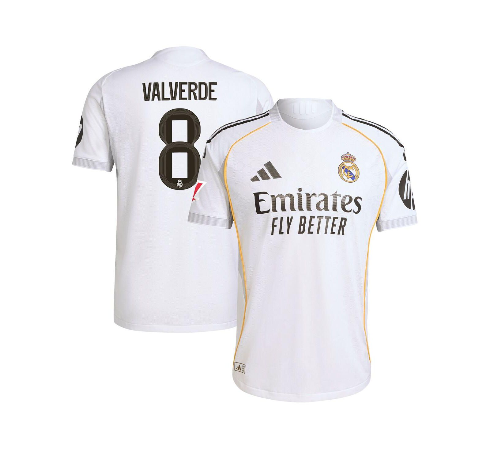 Мужская джерси adidas Real Madrid 2025/26 Home Authentic