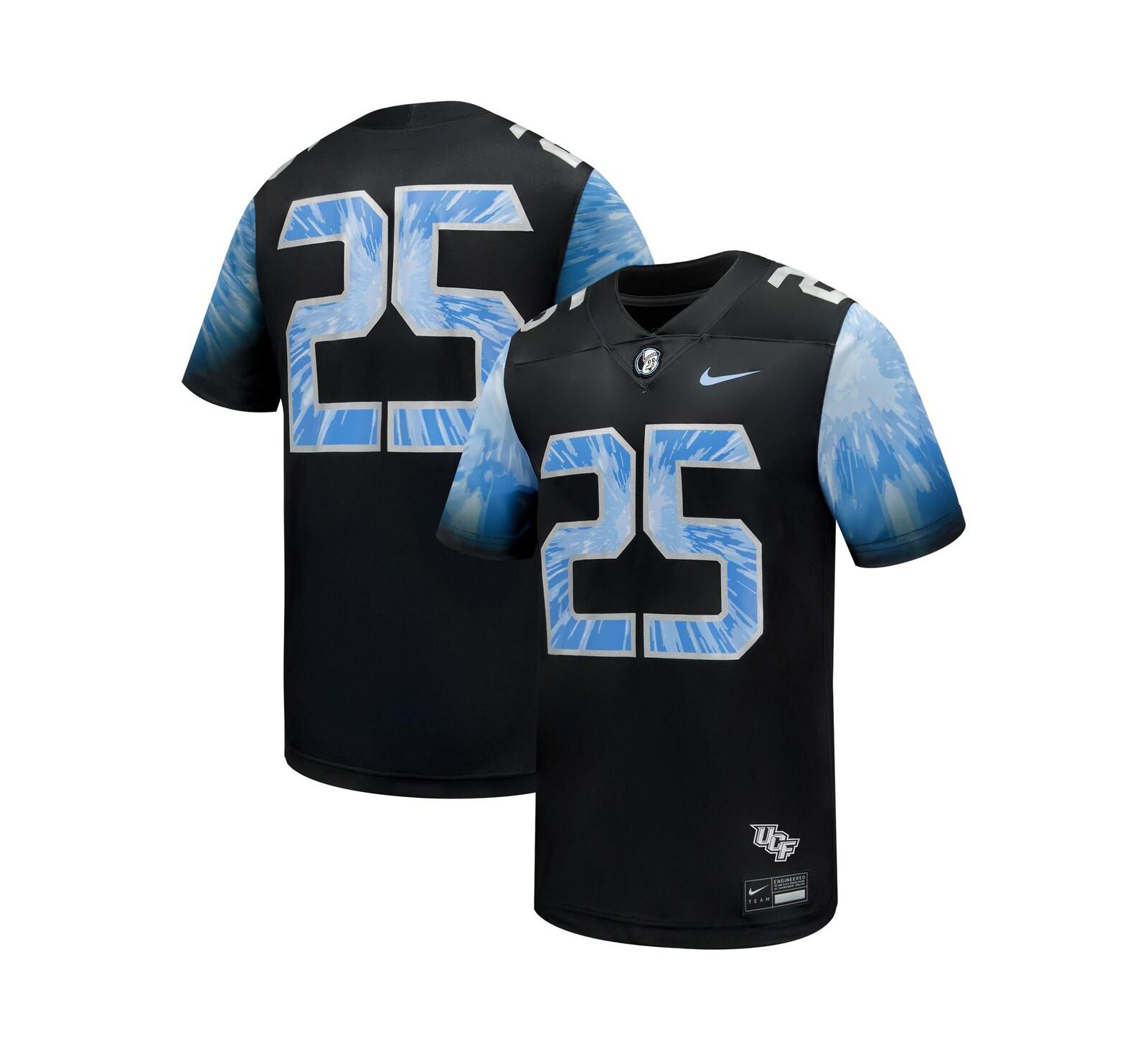 Мужская футбольная джерси Nike 25 Black UCF Knights 2025 Space Game