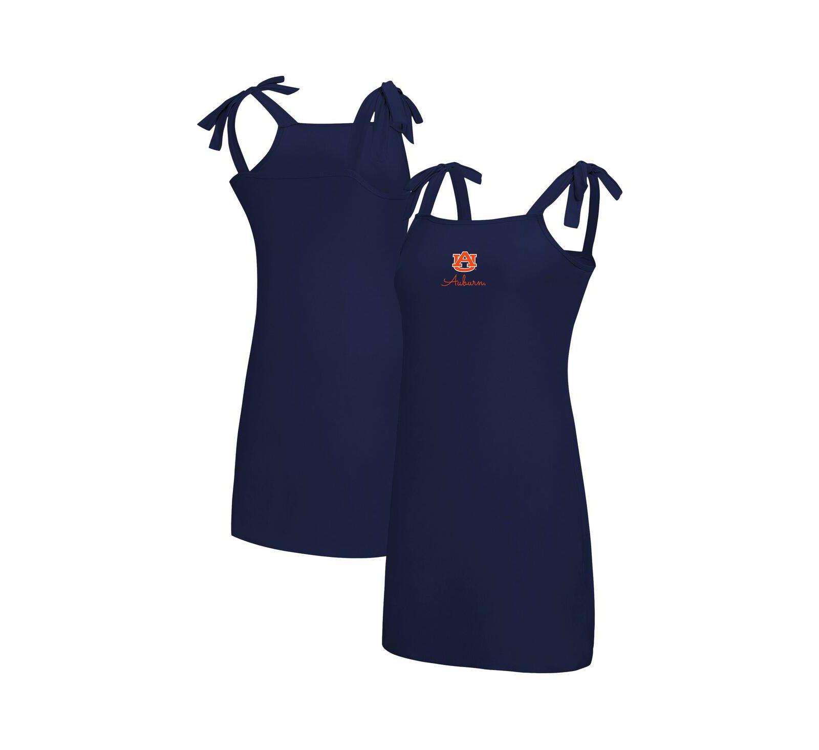 Concepts Sport Women's Navy Auburn Tigers Tie-Shoulder Nightdress