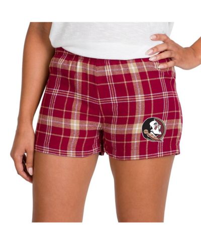 Женские фланелевые шорты Concepts Sport Garnet/Gold Florida State Seminoles Ultimate