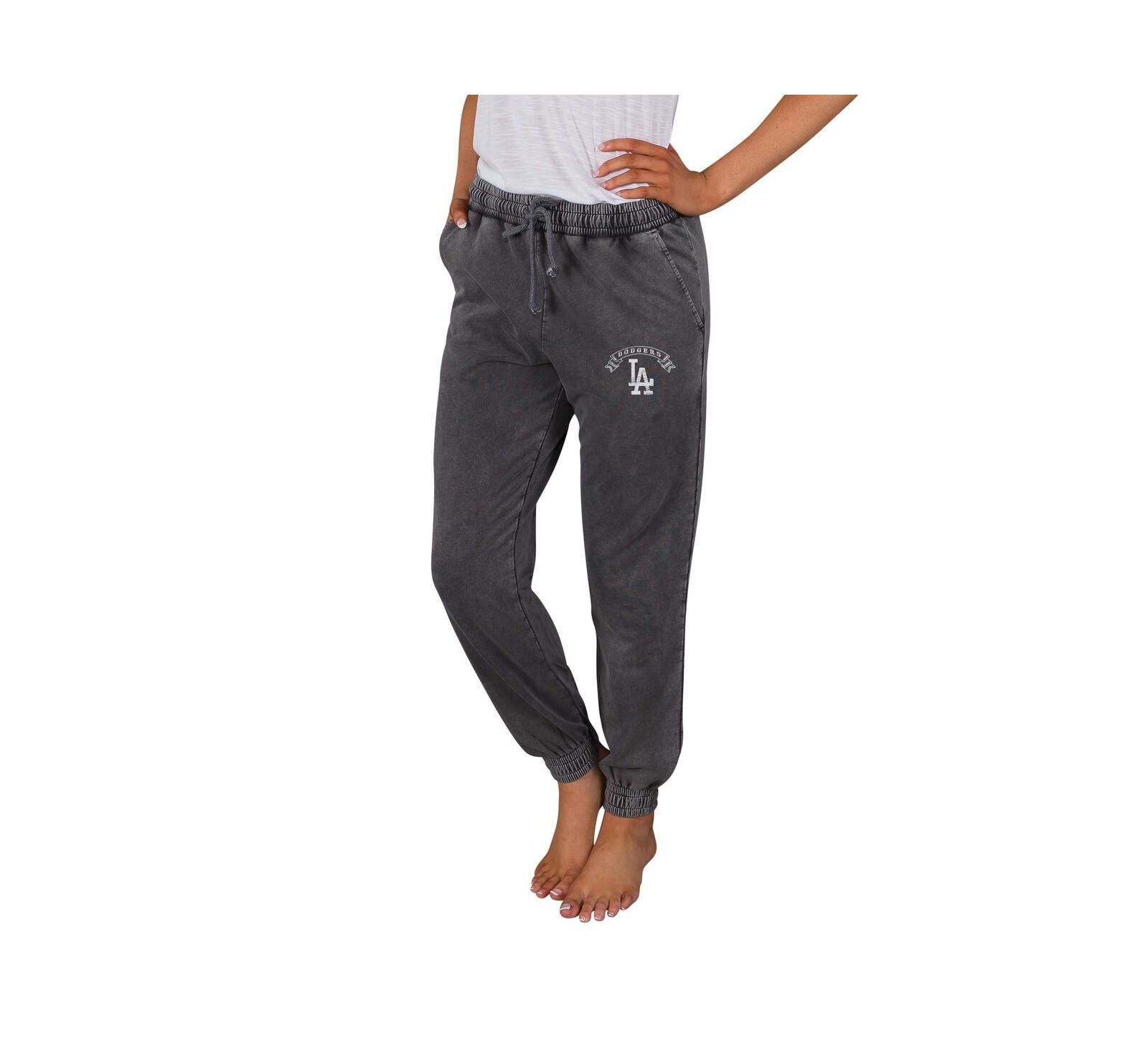Женские брюки Concepts Sport Charcoal Los Angeles Dodgers Mist French Terry Jogger