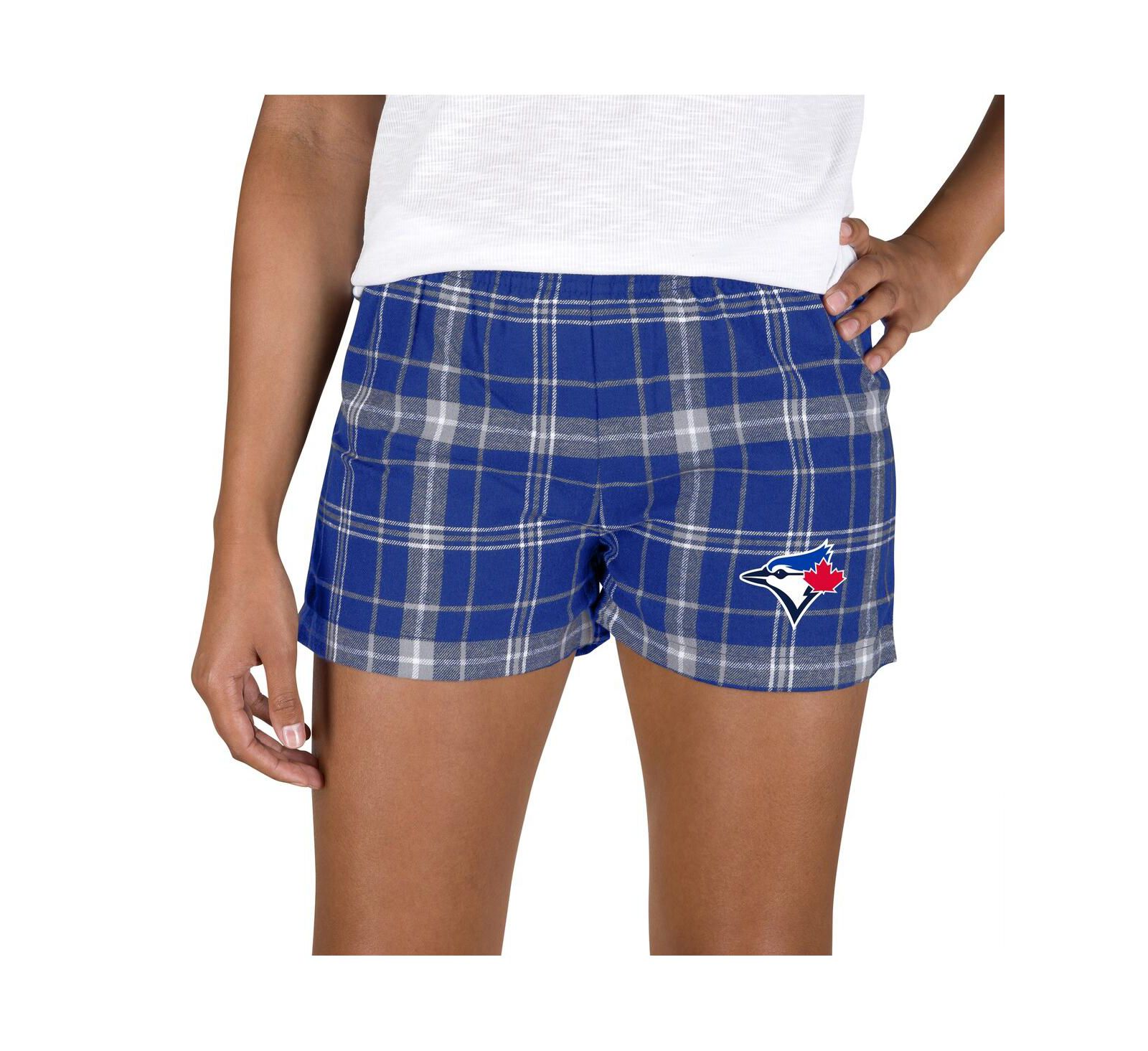 Женские шорты Concepts Sport Royal/Gray Toronto Blue Jays Ultimate Flannel