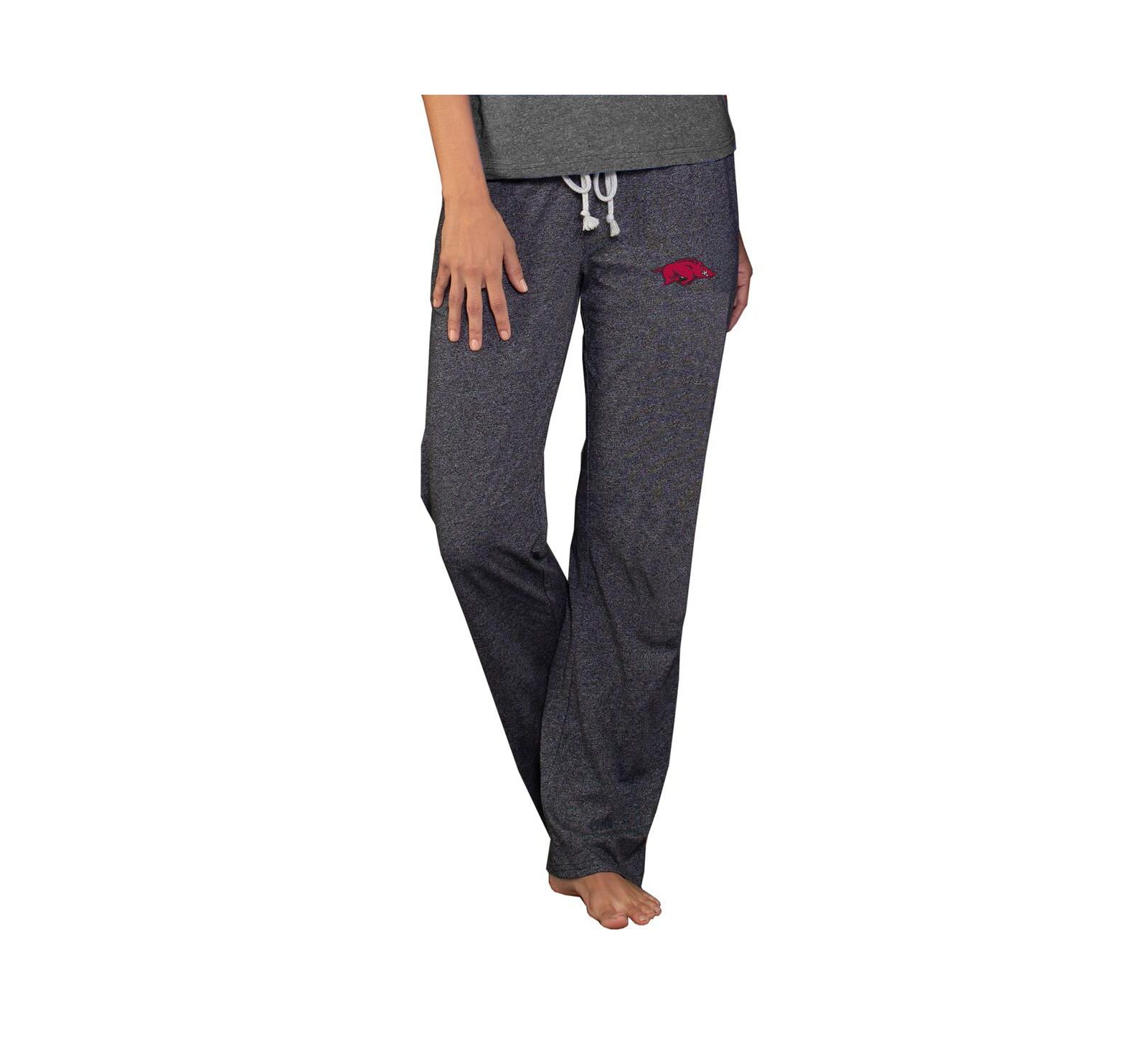 Брюки Concepts Sport Women's Charcoal Arkansas Razorbacks Quest Knit Lightweight