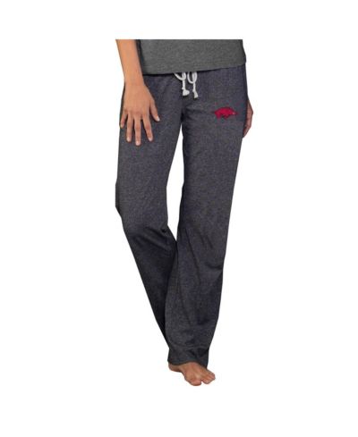 Брюки Concepts Sport Women's Charcoal Arkansas Razorbacks Quest Knit Lightweight
