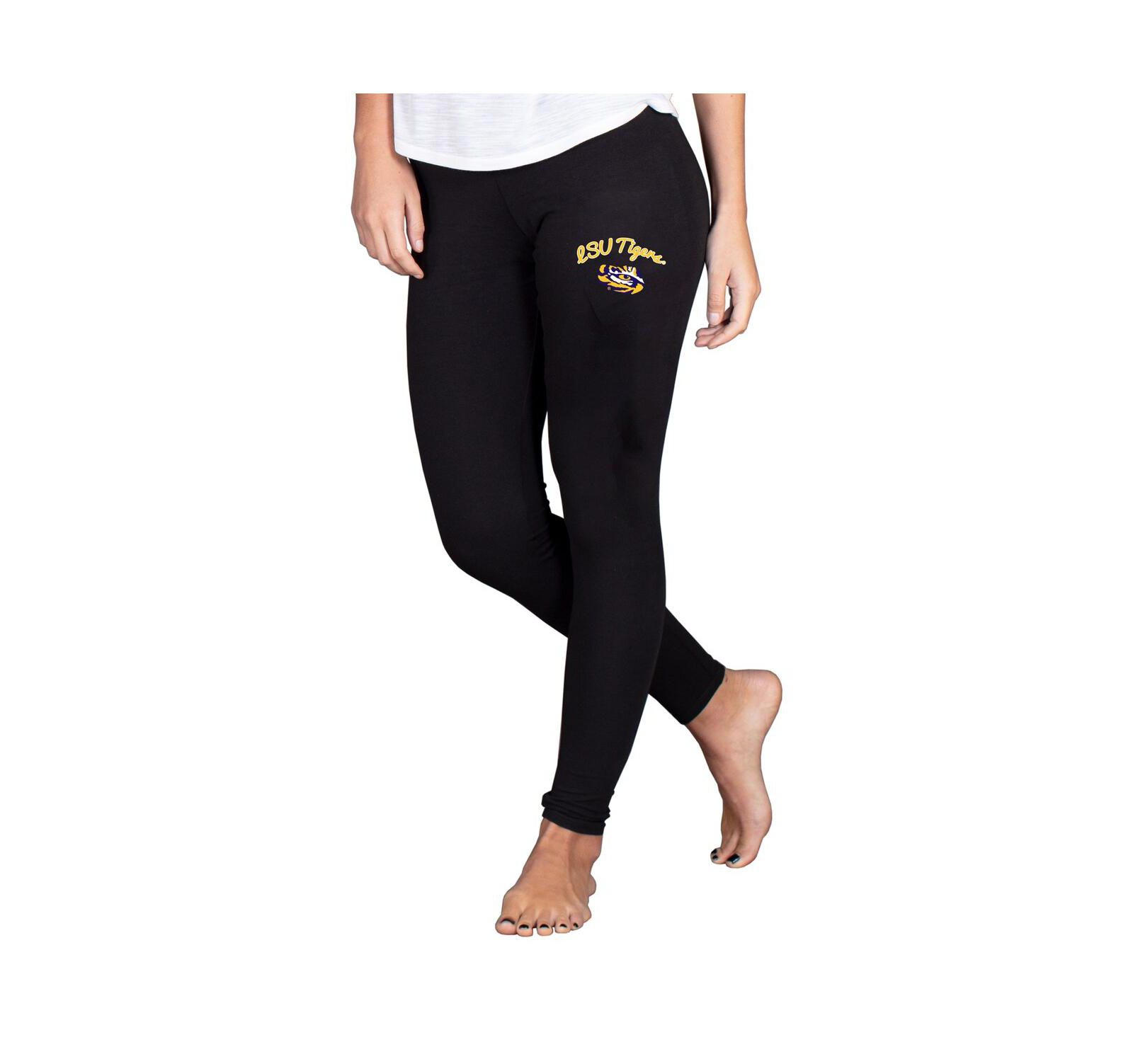 Concepts Sport Women's Black LSU Tigers Fraction Essential Leggings