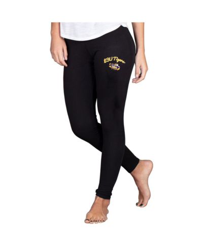Concepts Sport Women's Black LSU Tigers Fraction Essential Leggings