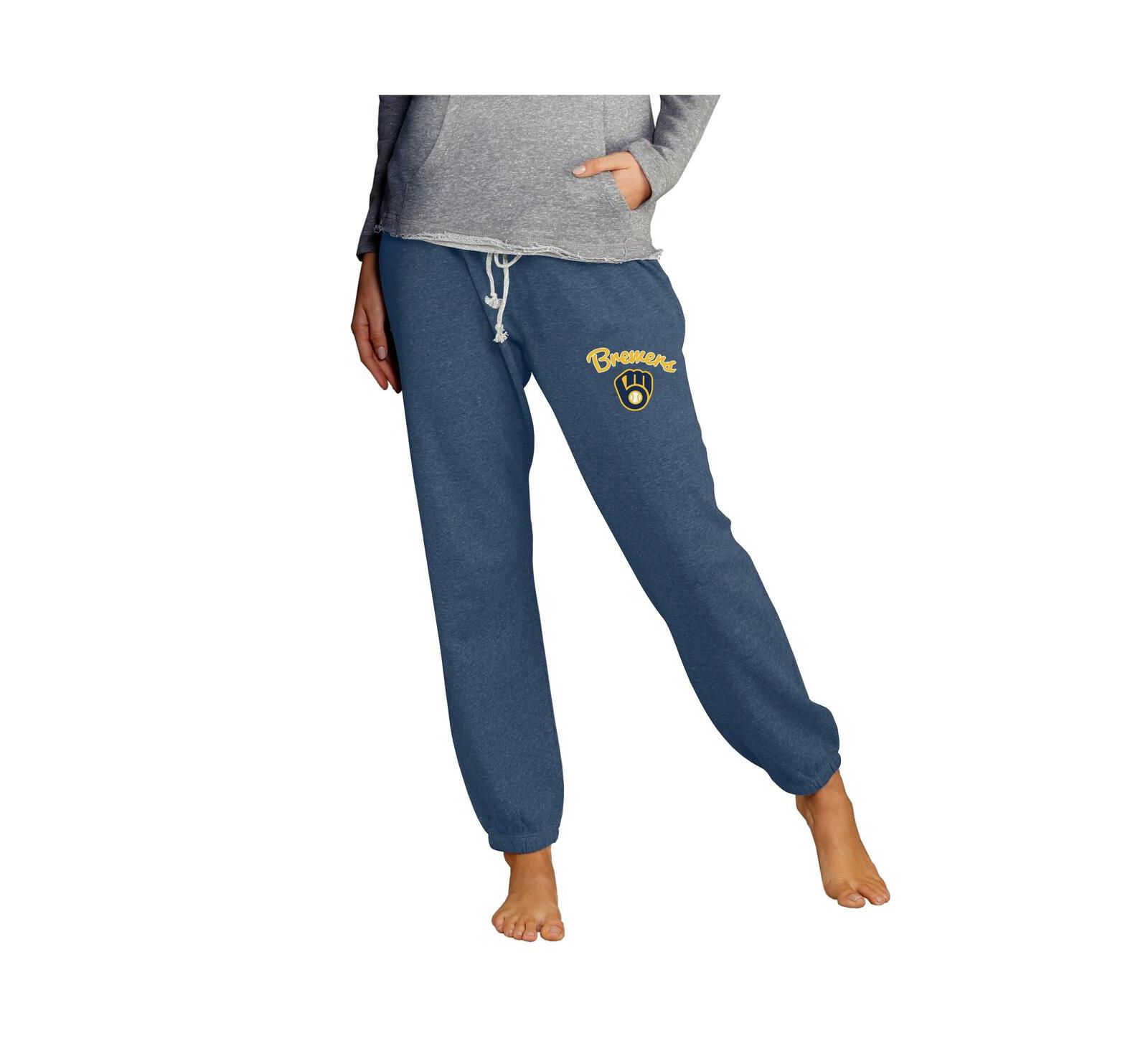 Concepts Sport Women's Navy Milwaukee Brewers Mainstream Knit Jogger Pants