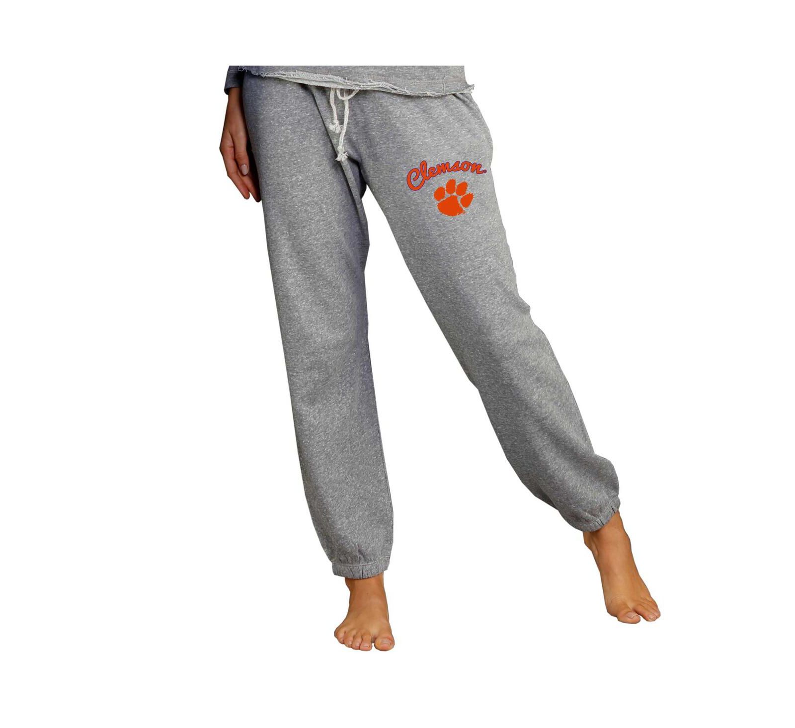 Concepts Sport Women's Gray Clemson Tigers Mainstream Knit Jogger Pants