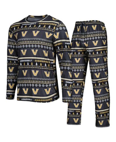 Мужской комплект для сна Concepts Sport Vanderbilt Commodores, 2 части, черный