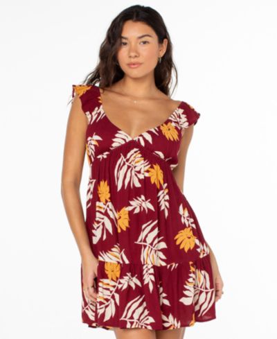 Roxy Women's Palmy Days Scoop Neck Mini Dress